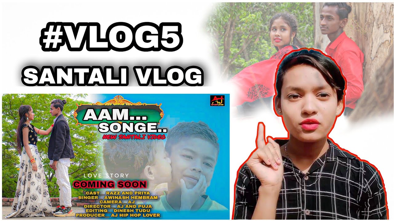 AAM SONGE / New santali 2021 #vlog5 / Aj hip hop lover / Razz and Priya / puja Soren Official /