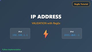 Validate IP Addresses with RegEx: IPv4 & IPv6 Tutorial for Beginners