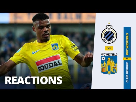 Reactions • Club Brugge 0 - 2 KVC Westerlo (08.10.2022)
