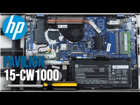 HP Pavilion 15-cw1000 von Innen - RAM, SSD, Akku, Lüfter wechseln