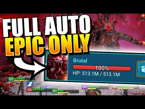 Brutal Chimera FULL AUTO Epics ONLY | Raid: Shadow Legends Test Server