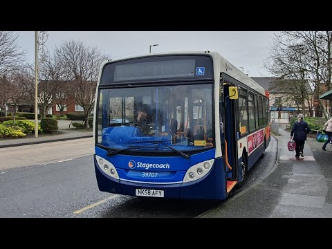 Journey on Route 17 | NK58AFY/39707 - Stagecoach North East: MAN 14.240LF/ADL Enviro 200