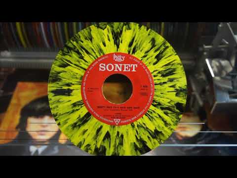 Jonnie's Jukebox Plays: Mighty Cold - Fabian 1959 Yellow & Black Vinyl 7" Record