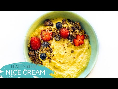 Nice Cream Recipe That's PERFECT For The Kids Brekkie. Just 3-Ingredients!!!!!