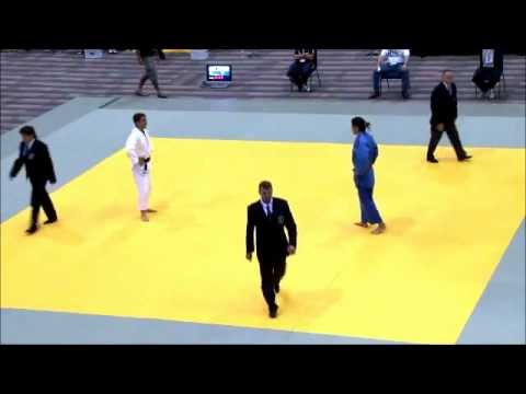 2012 OJU Continental Championships Mens 66kg Semi Final Dos Santos AUS vs Leat NZL