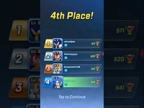 Finishing touch to Sonic Forces Speed Battle Gameplay Part 1