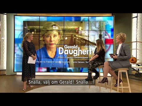 Politikerfrun som tröttnat - en viral succé - Nyhetsmorgon (TV4)