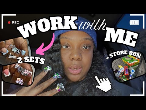 WORK w/ KAAY💕: 2 CLIENTS + STORERUN