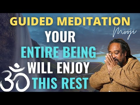 Beautiful Mooji Guided Meditation - Be in Silence as Silence | No Music