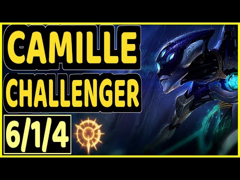 CANNA (CAMILLE) - 6/1/4 KDA CHALLENGER GAMEPLAY - KR