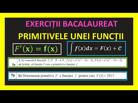 PRIMITIVE OF A FUNCTION GRADE 12 BACALACLAUREATE MATHEMATICS FORMULA SUBJECT 3 M1 M2 TECHNOLOGICA...