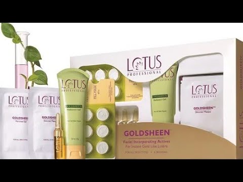 Lotus professional goldsheen facial kit