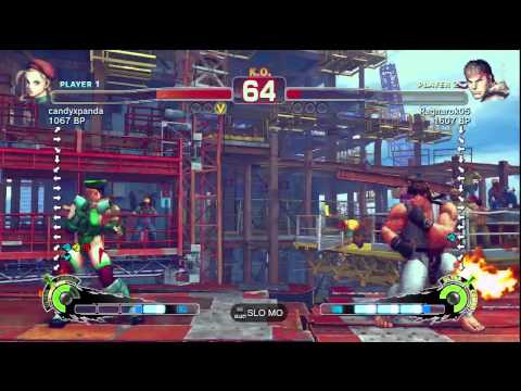 SSF4 Candyxpanda (Cammy) Vs Ragnarok (Ryu)