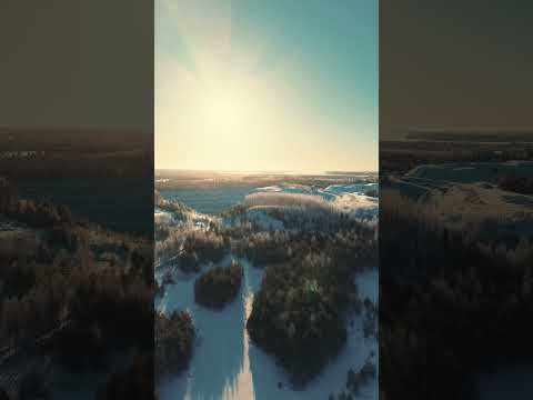 Beautiful winter view in Finland #dji #djimini3 #drone #amazing #beautiful #photography #fypシ゚ #woah