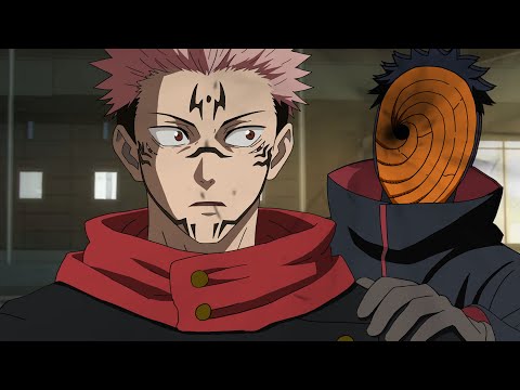 lf obito met sukuna #naruto #jujutsukaisen #anime #sukuna  #obito