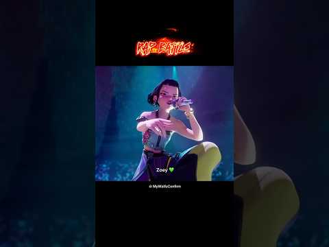 BabySaja vs Zoey 😈🔥💚 RAP BATTLE #kpopdemonhunters  #anime #animeedit #rapbattle