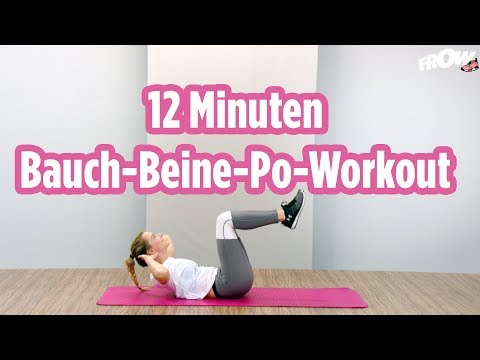 12-minute abdominal and leg workout - Daria shows how easy it is to stay fit