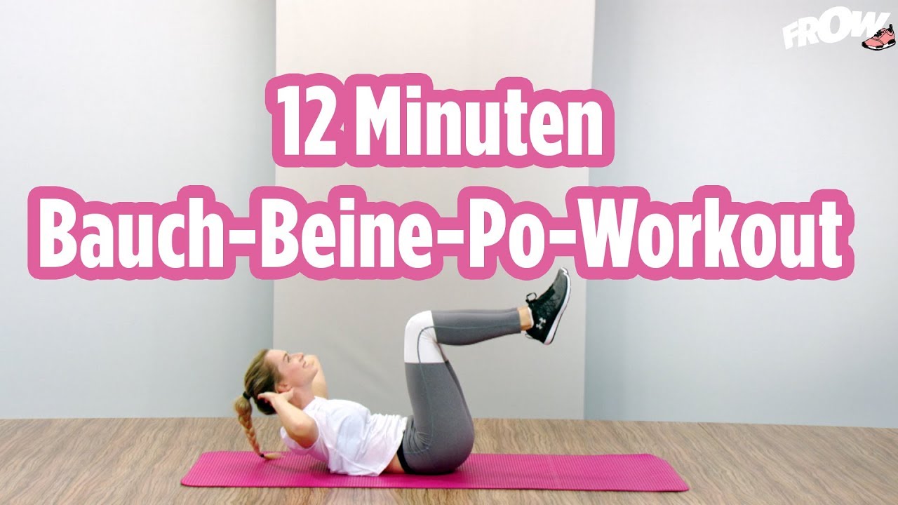 12-minute abdominal and leg workout - Daria shows how easy it is to stay fit