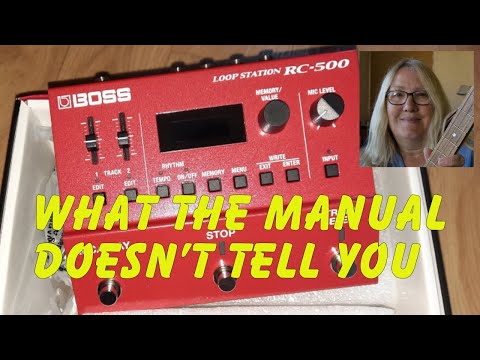 Boss RC 500 Loop Station Absolute Beginner's Guide