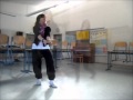 Shake your body like a belly dancer. 
