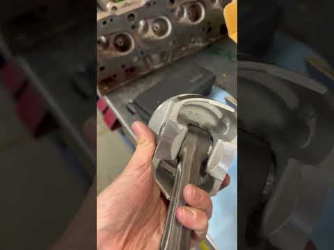 #shorts Installing The Press Fit Pistons For The 396 Big Block Chevy