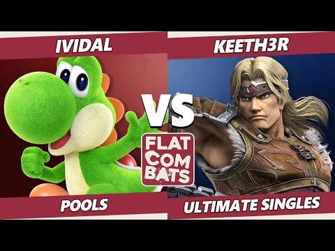 Flat Combats 4 Pools - Ividal (Yoshi) Vs. Keeth3r (Simon) SSBU Smash Ultimate
