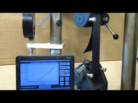Tensile Test on Seat Belts with Capstan Grips
