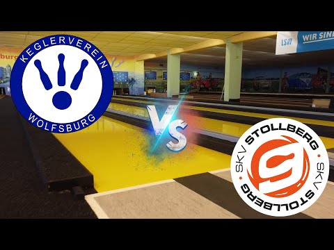 10.Spieltag SKV 9Pins Stollberg - KV Wolfsburg 2.Bundesliga Ost Männer