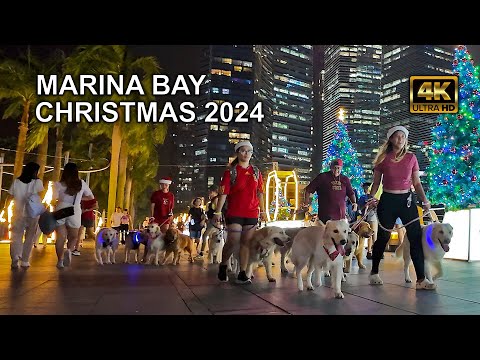 Singapore Christmas at the Bay 2024 - Fullerton Light Show, World Christmas Market, MBS 🇸🇬