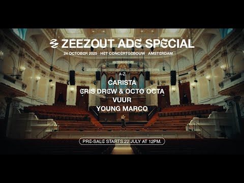 ZeeZout - ZeeZout ADE Special | Het Concertgebouw - A fusion of culture.