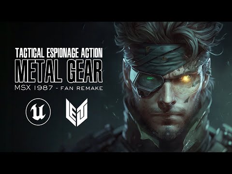 Metal Gear MSX 1987  - Fan Remake  - Unreal Engine - Tony Lattke