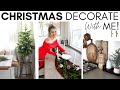 CHRISTMAS DECORATE WITH ME || HOLIDAY DECORATING IDEAS || CHRISTMAS DECORATING IDEAS 2023