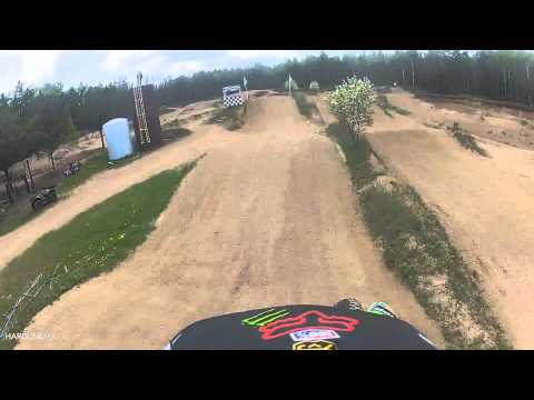 Casey Hultgren Pit Run (6/6/13 - Open Practice) GoPro - HardlineMX