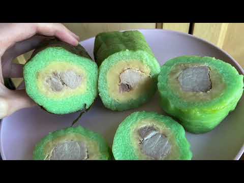 Vietnamese Bánh Tét Instant Pot Recipe sticky rice mung bean pork cake lunar new year