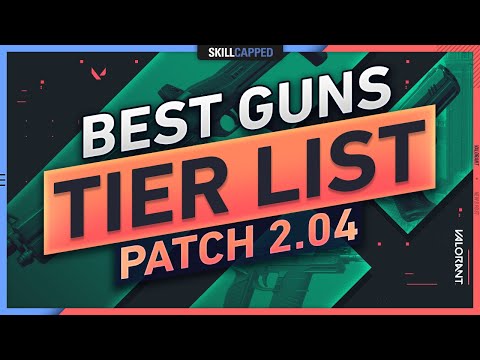 NEW BEST WEAPONS TIER LIST - Patch 2.04 Valorant
