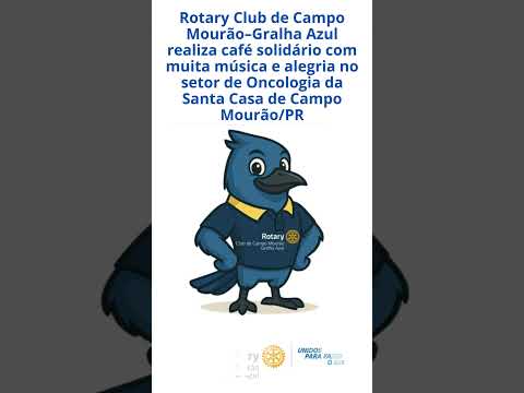 Rotary Club de Campo Mourão–Gralha Azul realiza café solidário com muita música e alegria!