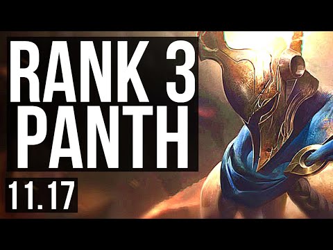 PANTHEON vs LULU (MID) | Rank 3 Panth, 16/1/2, Legendary, 8 solo kills | KR Challenger | v11.17