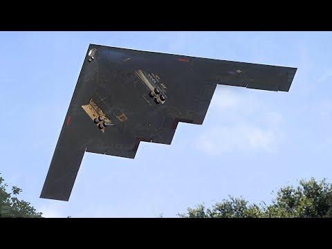 US Super Advanced Stealth Bomber Performs Insane Takeoff at Full Throttle