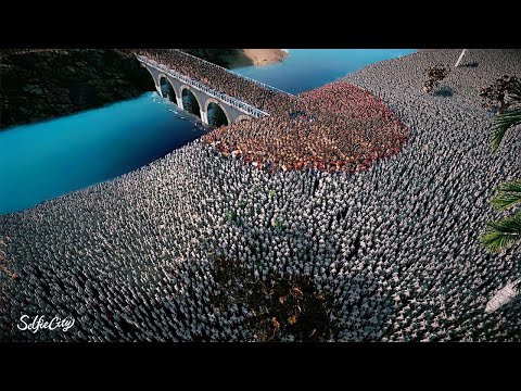 50,000 Roman Generals Surround 500000 Zombies - Ultimate Epic Battle Simulator 2