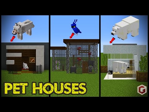 29 Minecraft Pet (Animal) House Designs!