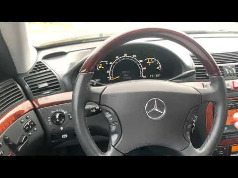 Mercedes w220 Steering wheel not moving for entry and exit feature 🤔