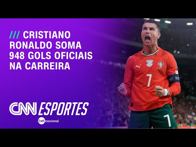 Quanto falta para Cristiano Ronaldo atingir marca de 1000 gols | CNN NOVO DIA