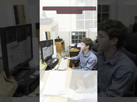 Zuckerberg coding Facebook, 20 years ago