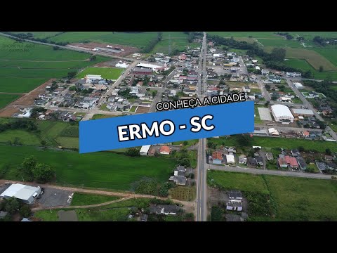 Ermo, município do sul de SC, visto de cima, drone DJI mini 2 SE