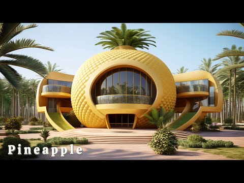Fruitful Homes | AI Builds Houses in the Form of Fruits