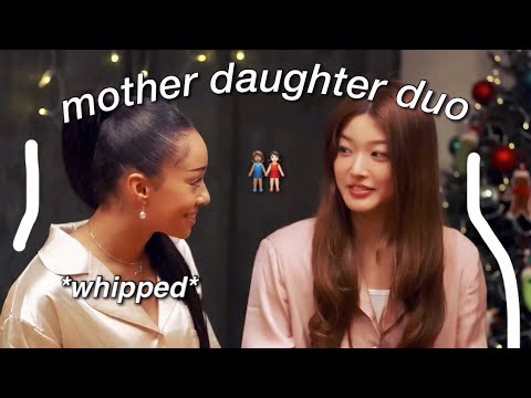 yoonchae and manon being a mother daughter duo