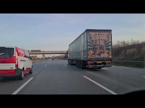 🇩🇪 DRIVING FROM HAMBURG PORT to KIEL GERMANY - ROAD TRIP