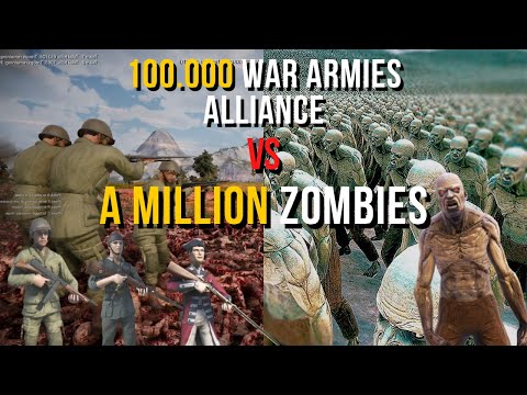 War armies Alliance vs 1 Million Zombies - Ultimate Epic Battle Simulator 2 | UEBS 2