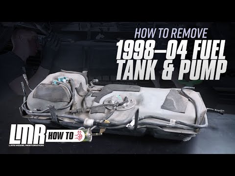 How To Remove Mustang Fuel Tank & Pump (1998-2004)