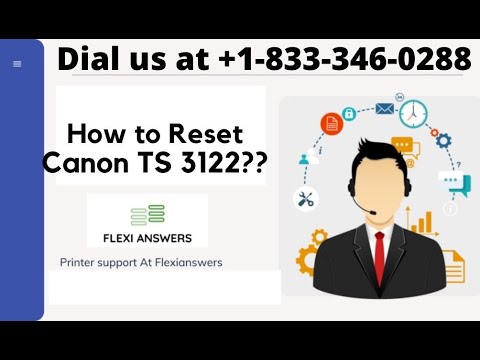 YouTube video about: How to reset canon printer ts3122?